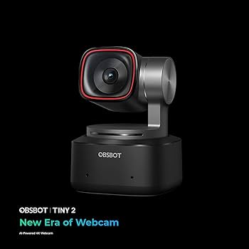 Amazon.com: OBSBOT Tiny 2 AI Webcam 4K, 1/1.5